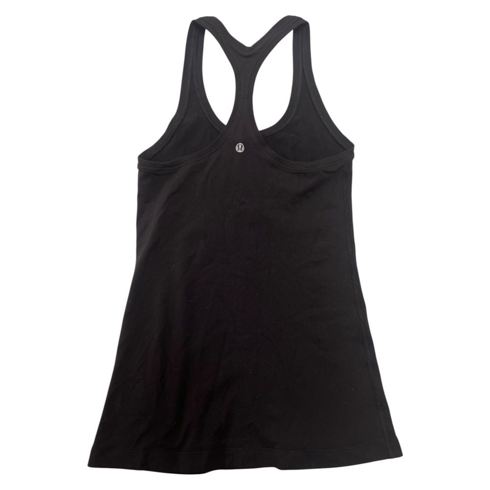 Lululemon Tank Top Women's Size 4 Black Racerback Athletic Yoga Gym Workout